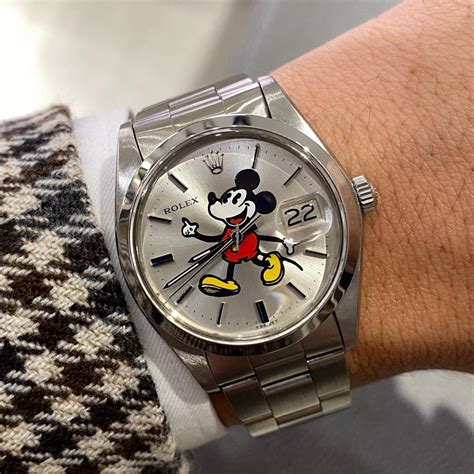 rolex con mickey mouse|Rolex oyster precision Mickey Mouse.